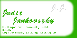 judit jankovszky business card